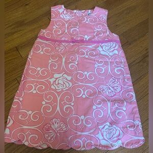 Lily Pulitzer Pink and White shift Dress